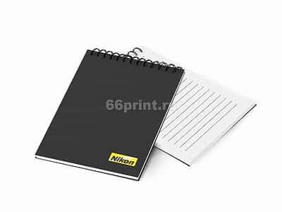 заказать печать 800 блокнотов «А6», 30 листов, 1+1