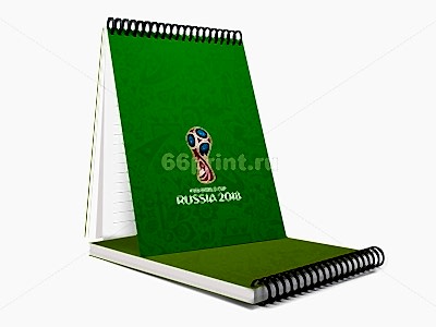 заказать печать 800 блокнотов  «А5», 60 листов, 1+1