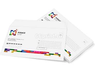 заказать печать 5 000 конвертов «E65» 4+0