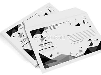 заказать печать 300 конвертов «С5»  1+0