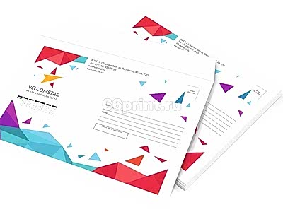 заказать печать 500 конвертов «C5» 4+0