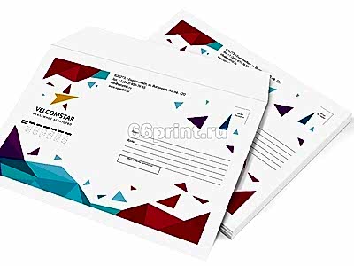 заказать печать 5 000 конвертов «C5» 4+0