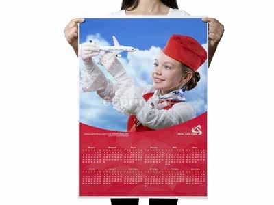 заказать печать 300 календарей плакатов «B2» 