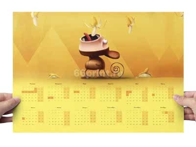 заказать печать 100 календарей плакатов «A3» 