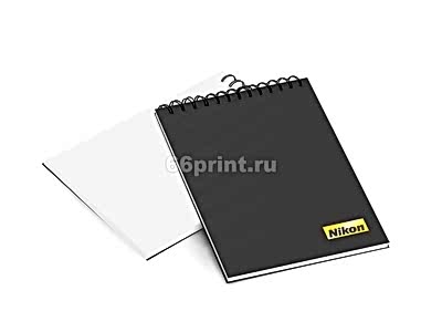 заказать печать 1 000 блокнотов  «А6», 30 листов, 0+0