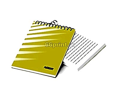 заказать печать 1 500 блокнотов «А6», 60 листов, 1+1