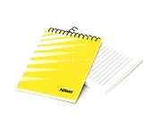 заказать печать 1 500 блокнотов «А6», 60 листов, 1+1