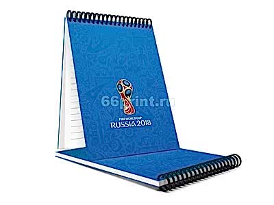 заказать печать 300 блокнотов  «А5», 30 листов, 1+1