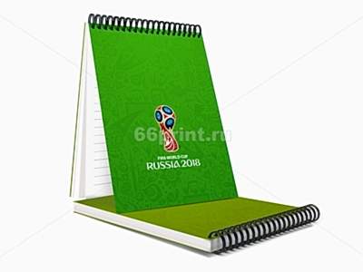 заказать печать 500 блокнотов  «А5», 60 листов, 1+1