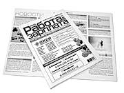 заказать печать 1 000 газет «А4», 16 полос, 1+1