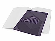 заказать печать 500 тетрадей  «A5», 12 листов, 0+0