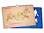 заказать печать 500 календарей настенных перекидных горизонтальных «А4» 12 листов, 4+0