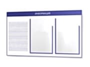 заказать печать Информационная доска, 740х430 мм., 2 кармана