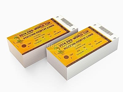 заказать печать 2 000 билетов 105x50 мм.