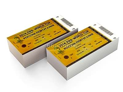 заказать печать 1 000 билетов 105x50 мм.