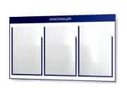 заказать печать Информационная доска, 740х430 мм., 3 кармана