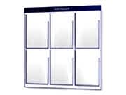 заказать печать Информационная доска, 740х760 мм., 6 карманов