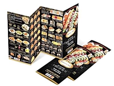 заказать печать 15 000 буклетов «Евро» 398x210 мм.