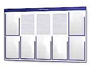 заказать печать Информационная доска, 1220х760 мм., 7 карманов