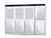 заказать печать Информационная доска, 980х760 мм., 5 карманов