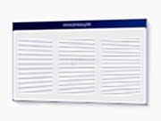 заказать печать Информационная доска, 740х430 мм.