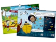 заказать печать 1 000 календарей настенных перекидных горизонтальных «А3» 13 листов, 4+0