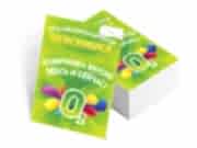 заказать печать 1950 самоклеящихся листовок «А5»