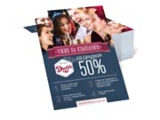 заказать печать 650 самоклеящихся листовок «А4»