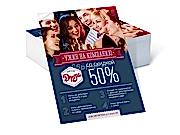 заказать печать 1950 самоклеящихся листовок «А4»