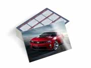 заказать печать 300 карманных календарей «100x70 мм», ламинация 32 мкм с обеих сторон