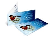 заказать печать 50 открыток «Евро», в развороте «420х100» полноцветная печать с обеих сторон