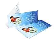 заказать печать 200 открыток «Евро», в развороте «420х100» полноцветная печать с обеих сторон