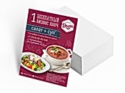 заказать печать 10000 листовок «А7», 4+0