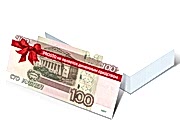 заказать печать 240 листовок «Денежная купюра» полноцветная печать с одной стороны