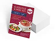 заказать печать 20000 листовок «А7», 4+0