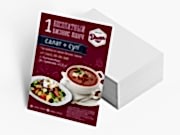 заказать печать 320 флаеров «А7», 4+0