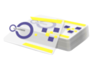 заказать печать 100 пластиковых карт, полноцветная печать с обеих сторон на прозрачном пластике.