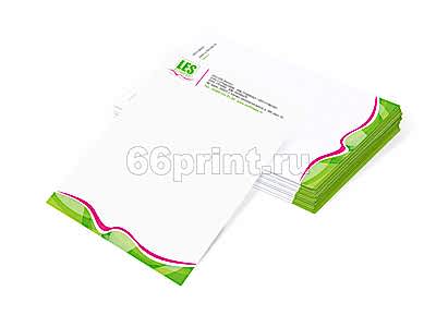 заказать печать 200 фирменных бланков «А4» 4+0, 115 г/м²