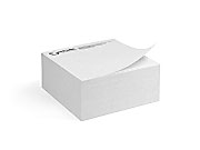 заказать печать 1 000 Куб-блоков 88x88 мм., печать в один цвет, в комплекте 100 листов