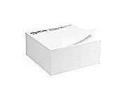 заказать печать 100 Куб-блоков 88x88 мм., печать в один цвет, в комплекте 100 листов