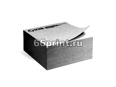 заказать печать 200 Куб-блоков 88x88 мм., печать в один цвет, в комплекте 100 листов