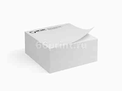 заказать печать 500 Куб-блоков 88x88 мм., печать в один цвет, в комплекте 100 листов