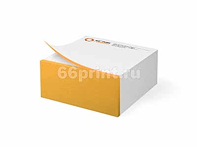 заказать печать 300 Куб-блоков 88x88 мм., полноцветная печать, в комплекте 100 листов