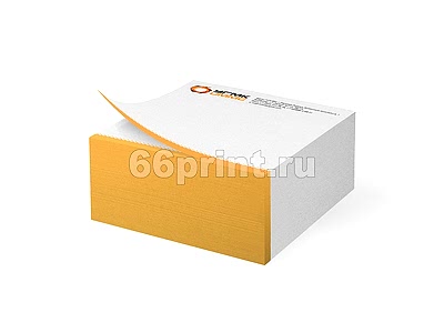 заказать печать 500 Куб-блоков 88x88 мм., полноцветная печать, в комплекте 100 листов