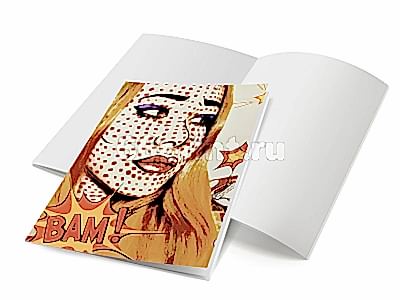 заказать печать 100 тетрадей  «A4», 24 листа, 0+0