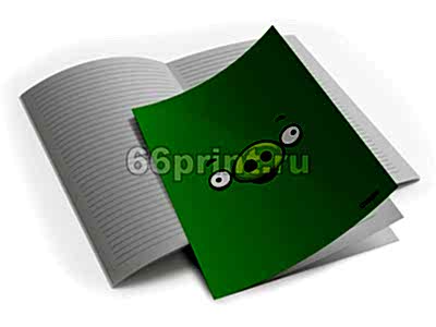 заказать печать 50 тетрадей  «A4», 12 листов, 1+1