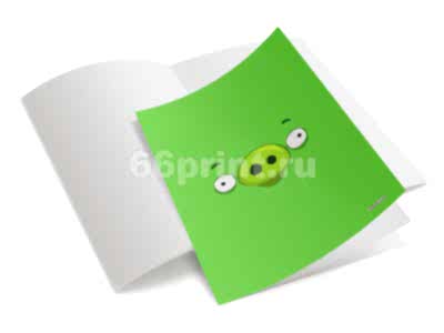 заказать печать 1 000 тетрадей  «A4», 12 листов, 1+1