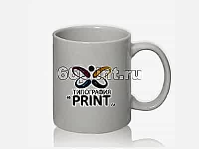 заказать печать 50 белых кружек, сублимационная печать