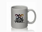 заказать печать 100 белых кружек, сублимационная печать