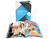 заказать печать 1 000 брошюр «А5», книжная ориентация, 12 страниц